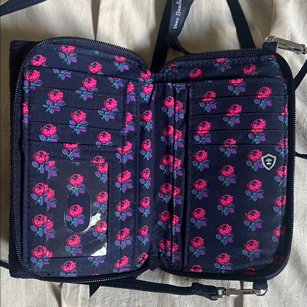 Vera Bradley Midnight Blue Quilted Crossbody Bag - Picture 4 of 4